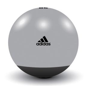 Gymball Adidas 65cm Negra-Gris