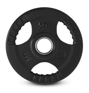 Disco de goma 3 agarres fitnessdigital Tri-Grip (Peso: 5kg)