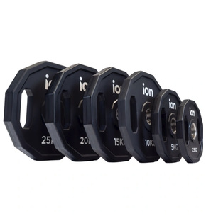 Disco Olímpico Doble Agarre Uretano ION fitness