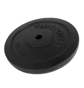 Tunturi Hantelscheiben Standard 30mm schwartz (Gewicht: 15kg, Format: Einheit)