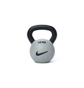 Nike Strength Gummibeschichtete Kettlebell (Wolfgrau) (Gewicht: 20kg)