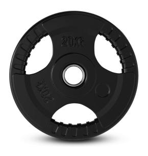Disco de goma 3 agarres fitnessdigital Tri-Grip (Peso: 20kg)