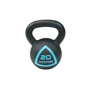 Kettlebell hierro fundido LIVEPRO  (Peso: 20kg)