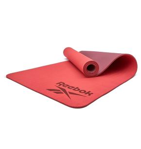 Reebok Yogamatte Doppelseitige - 6mm (Farbe: Rot)