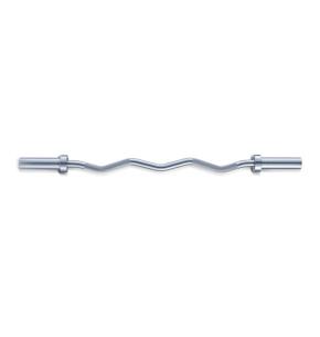Barra Olímpica Curl Ziva Essentials Cromada- 1.2 mts