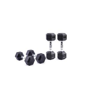 Mancuernas Hexagonales goma LIVEPRO (Par)
