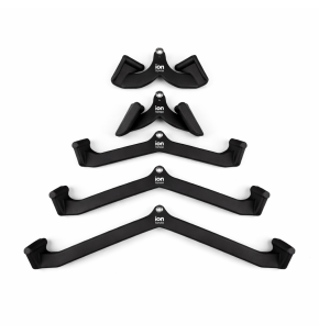 Set mit 5 technischen Griffen für Kabelzug ION fitness