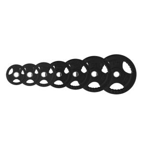 Set Olympische Scheiben Triple Grip ION fitness (Gewicht: 200kg)
