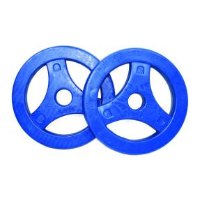 Discos con caucho Tunturi Aerobic 30mm (Peso: 2.5kg, Formato: Par)