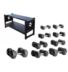 Ruster Pack Rack und sechseckige Hanteln 2 bis 20kg