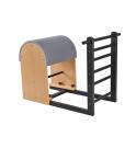 Elina Pilates Pilates-Fass mit Stahlbasis + Kostenloser Versand (Farbe: Grau)