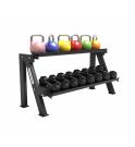 Rack Mancuernas Hexagonales 2 Bandejas