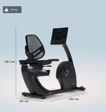 Nordictrack gx le recumbent bike measurements